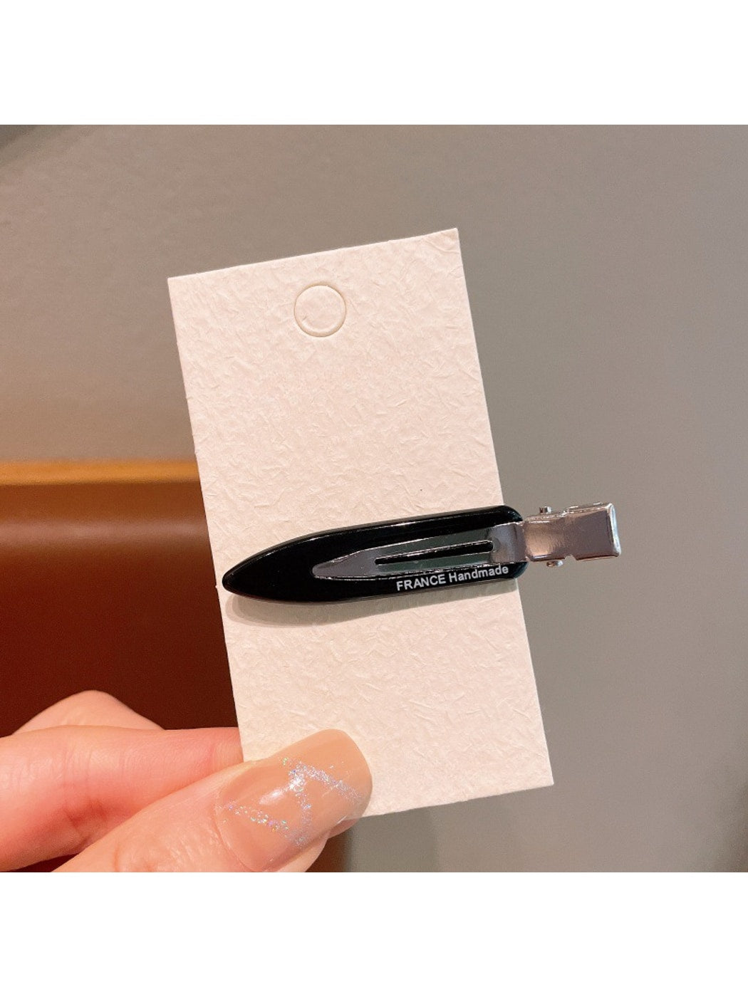 Beau - Minimalist Acetate Water-Drop Hair Clip