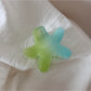 Beau - Glossy Jelly Finish Flower Star Claw Clip