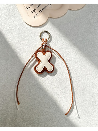 Keypus - Modern Minimalist Letter Bag Charm Keychain
