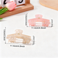 Beau - Wide Butterfly Shape PVC Hair Claw Clip