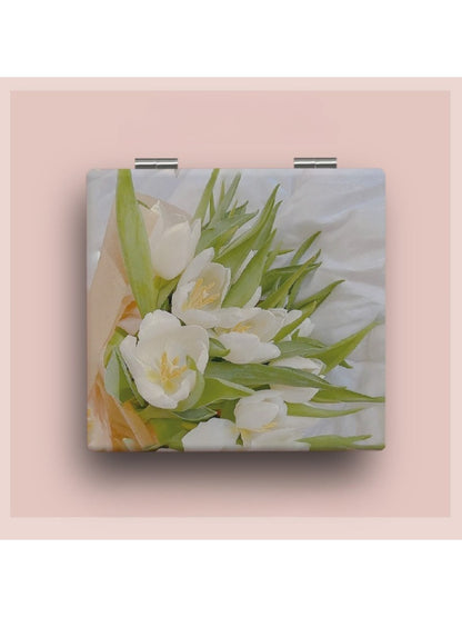 Mirroray - Floral Pattern Compact Mirror