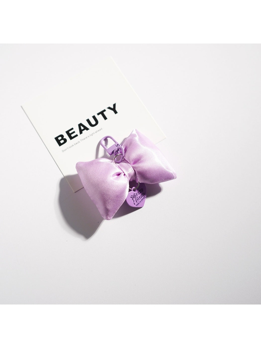 Keypus - Delicate Solid Color Bow Keychain