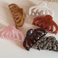 Beau - Curved Irregular Acetate Fiber Claw Clip