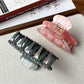 Beau - Glossy Geometric Acetate Fiber Hair Claw Clip