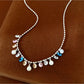 Nozari - Round Bead Synthetic Zirconia Accent Alloy Necklace