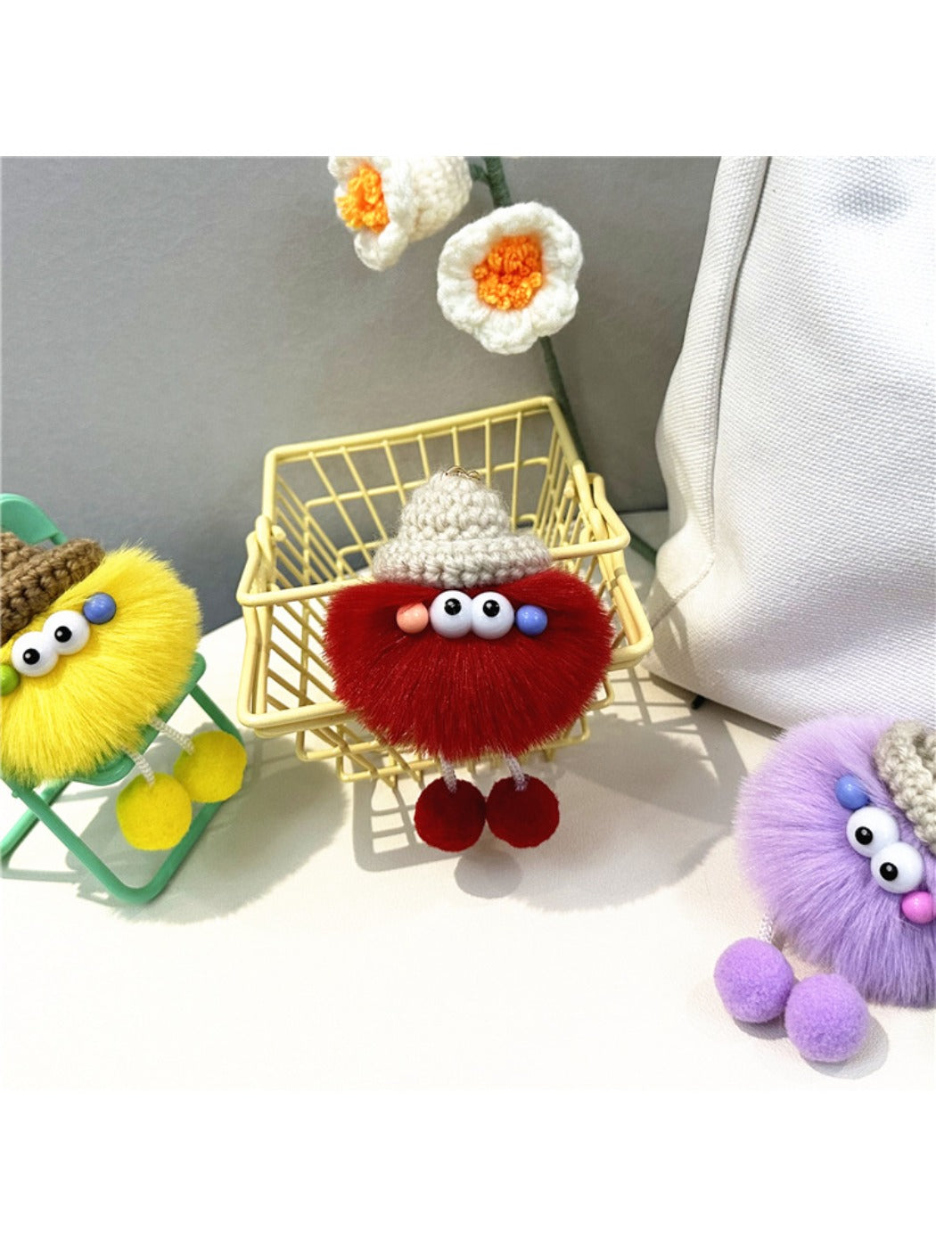 Keypus - Cute Quirky Soot Sprite Keychain