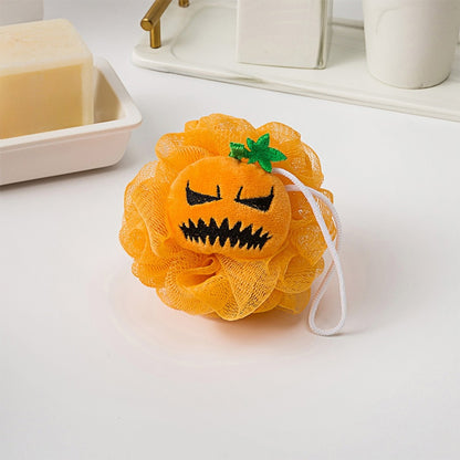 Papo - Halloween Pumpkin Mesh Bath Pouf