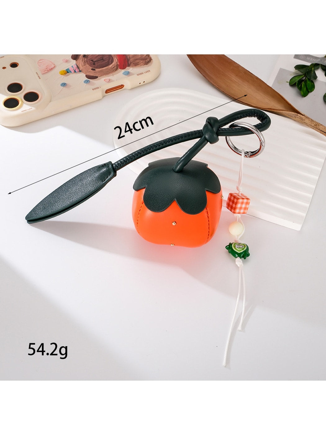 Keypus - Cute Fruit-Shaped Phone Bag Charm Keychain