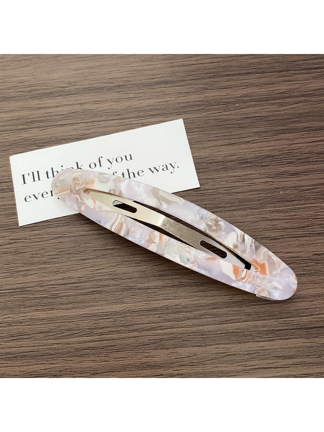Beau - Elegant Openwork Willow Leaf Shaped Hair Clip