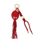 Keypus - Octopus Tassel PU Bag Charm Keychain