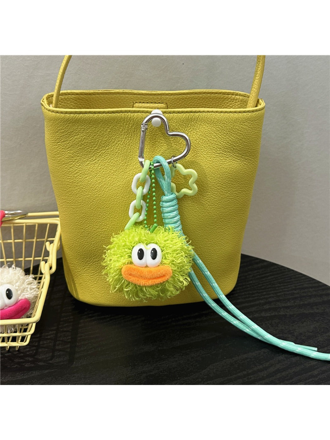 Keypus - Cute Quirky Pom Pom Keychain