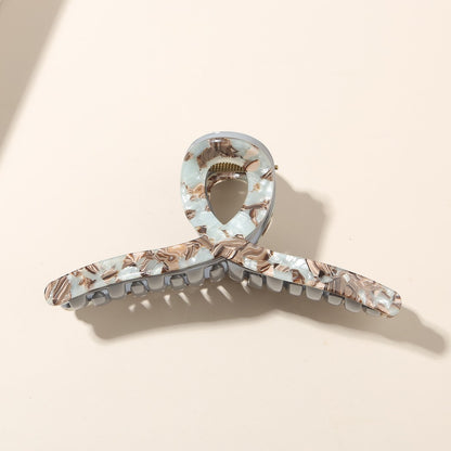 Beau - Geometric Line Acetate Fiber Hair Claw Clip