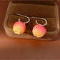 Earedge - Cute Fruit Inspired Apple Shape Stud Earrings
