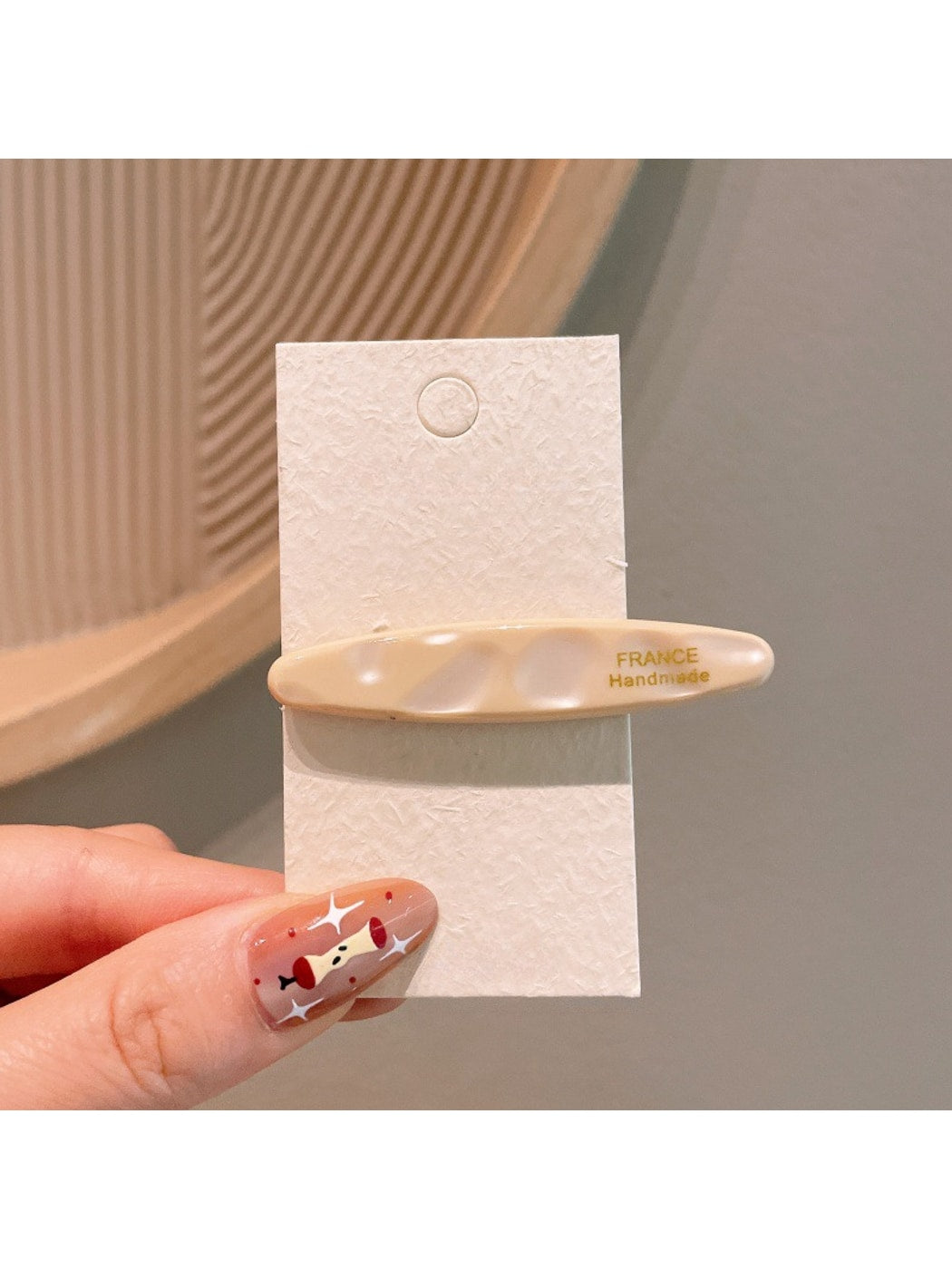 Beau - Acetate Oval Duckbill Side Hair Clip