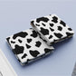 Mirroray - Black and White Cow Pattern Square Mirror