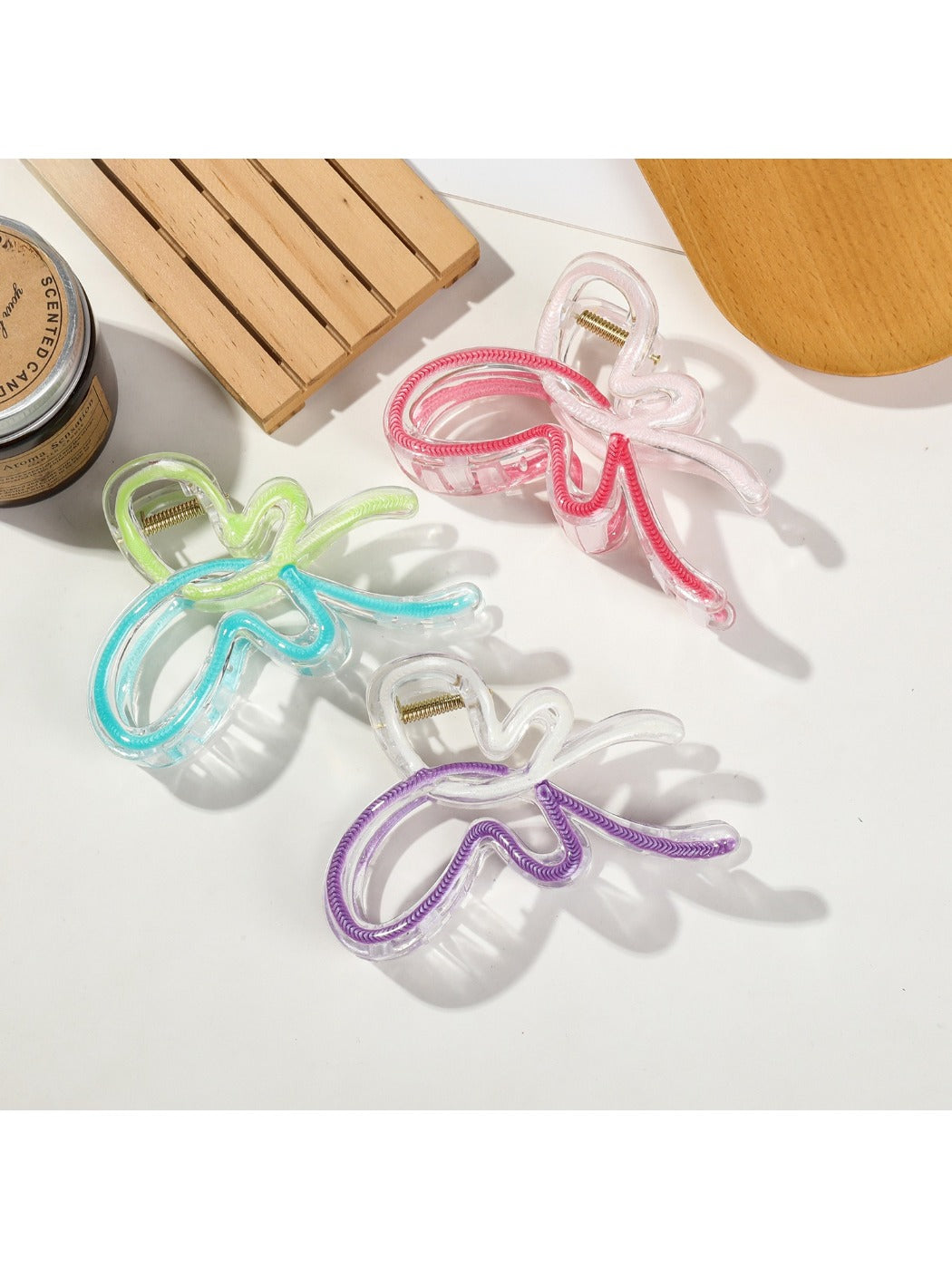 Beau - Color Block Butterfly Hair Clip