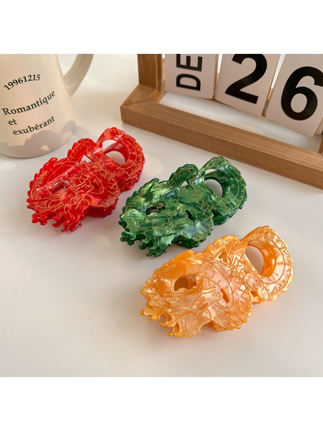 Beau - Dragon Shaped Hair Clips