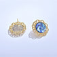 Earedge - Wave Patterned Openwork Hoop Earrings