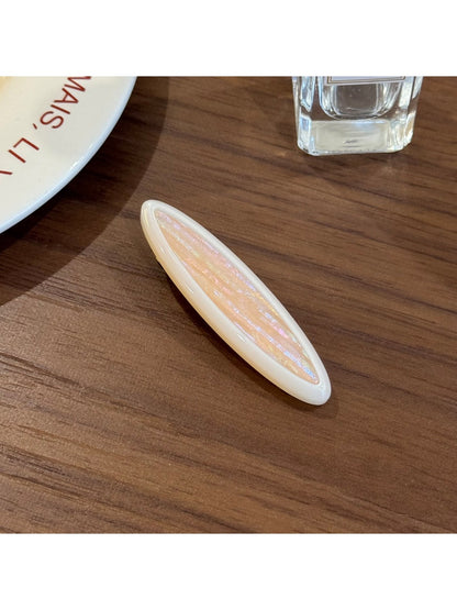 Beau - Iridescent Oval Acetate Hair Clip