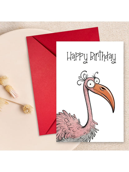 Carduria - Watercolor Animal Birthday Card