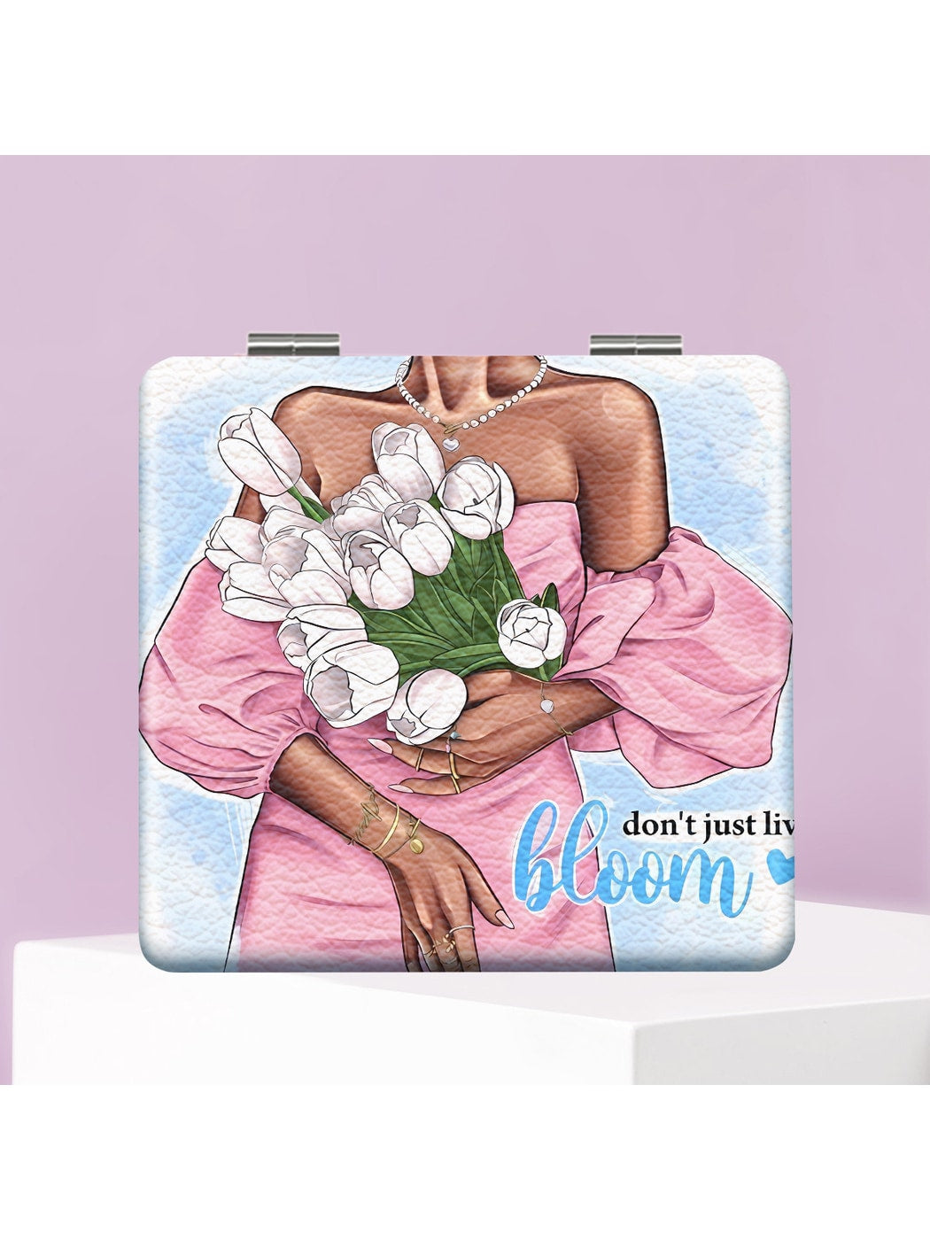 Mirroray - Square High Heel Printed Folding Mirror