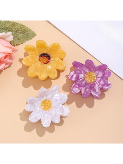 Beau - Minimalist Dainty Daisy Hair Claw Clip