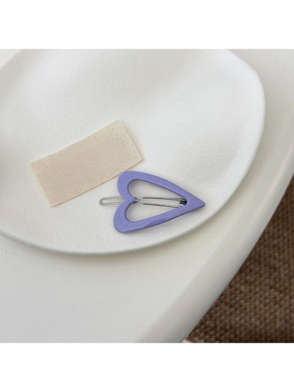 Beau - Elegant Heart-Shaped Side Hair Clip