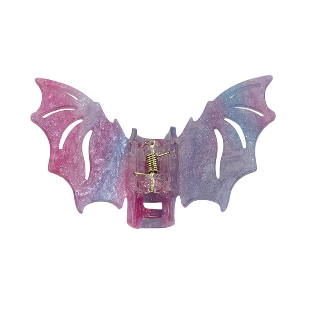 Beau - Halloween Marble Bat Wing Claw Clip