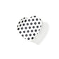 Beau - Polka Dot Heart Acetate Fiber Claw Clip