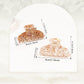Beau - Textured Half Round Hair Claw Clip