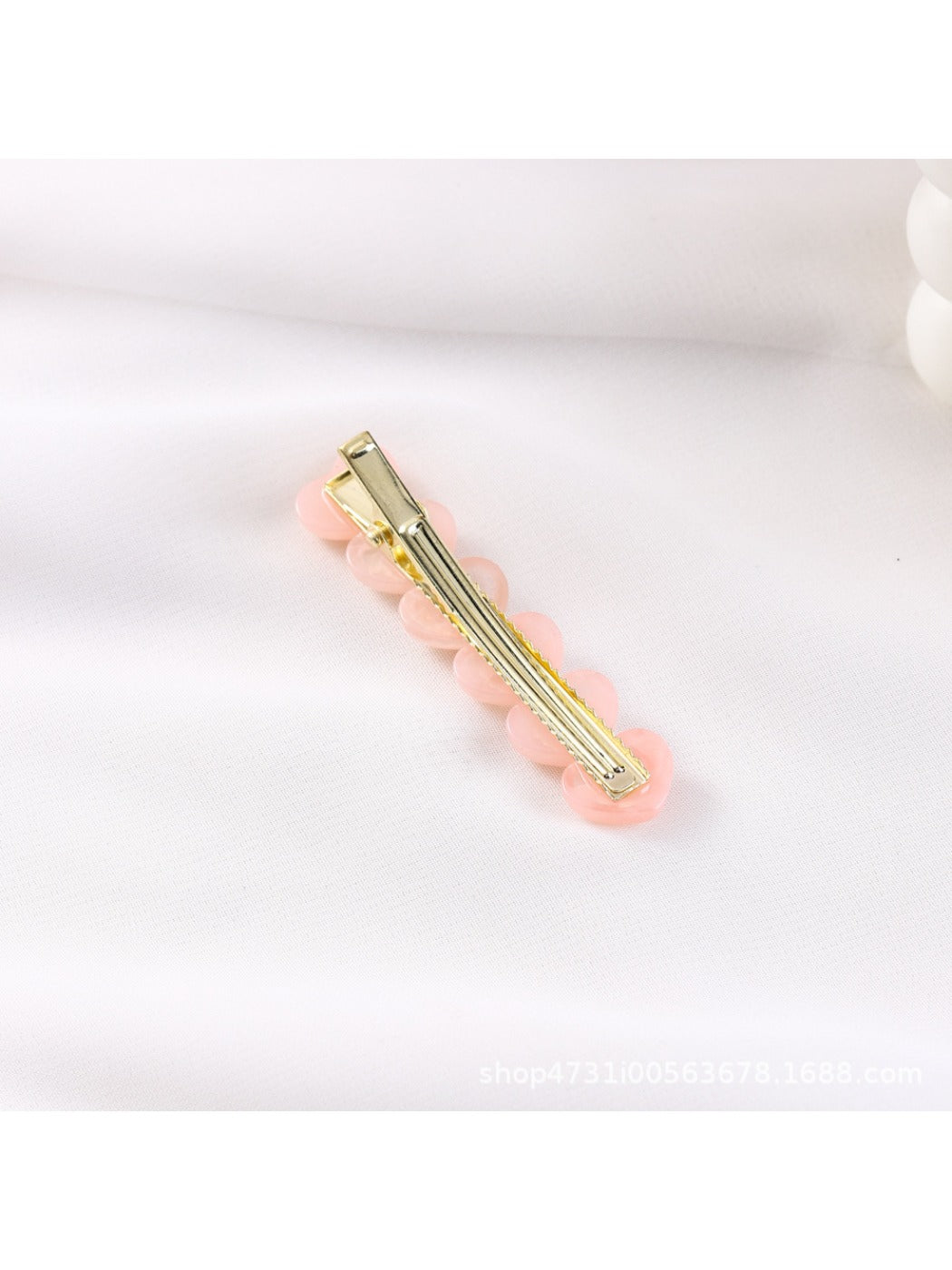 Beau - Beautiful Heart Circular Acetate Hair Clip