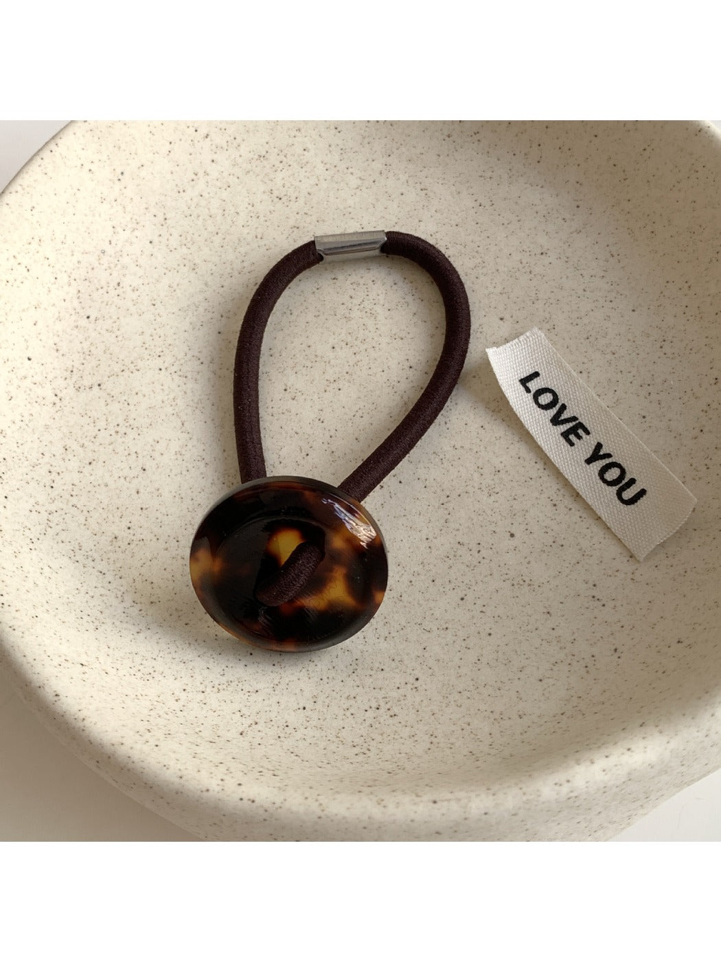 Gifty - Gradient Button-Shaped Hair Tie