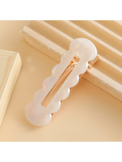 Beau - Colorful Hollowed Out Wave Shaped Hair Clip