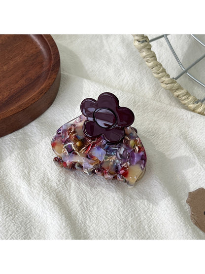 Beau - Cute Floral Pattern Acetate Hair Clip