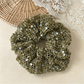 Gifty - High Elastic Textured Sequin Hair Scrunchie