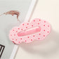 Beau - Polka Dot Cloud Shape PC Duckbill Hair Clip