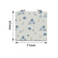 Mirroray - Simple Blue Floral Print Makeup Mirror