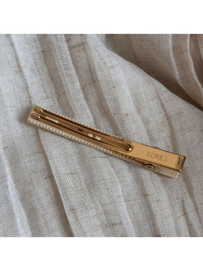Beau - Polka Dot Straight Bar Side Hair Clip