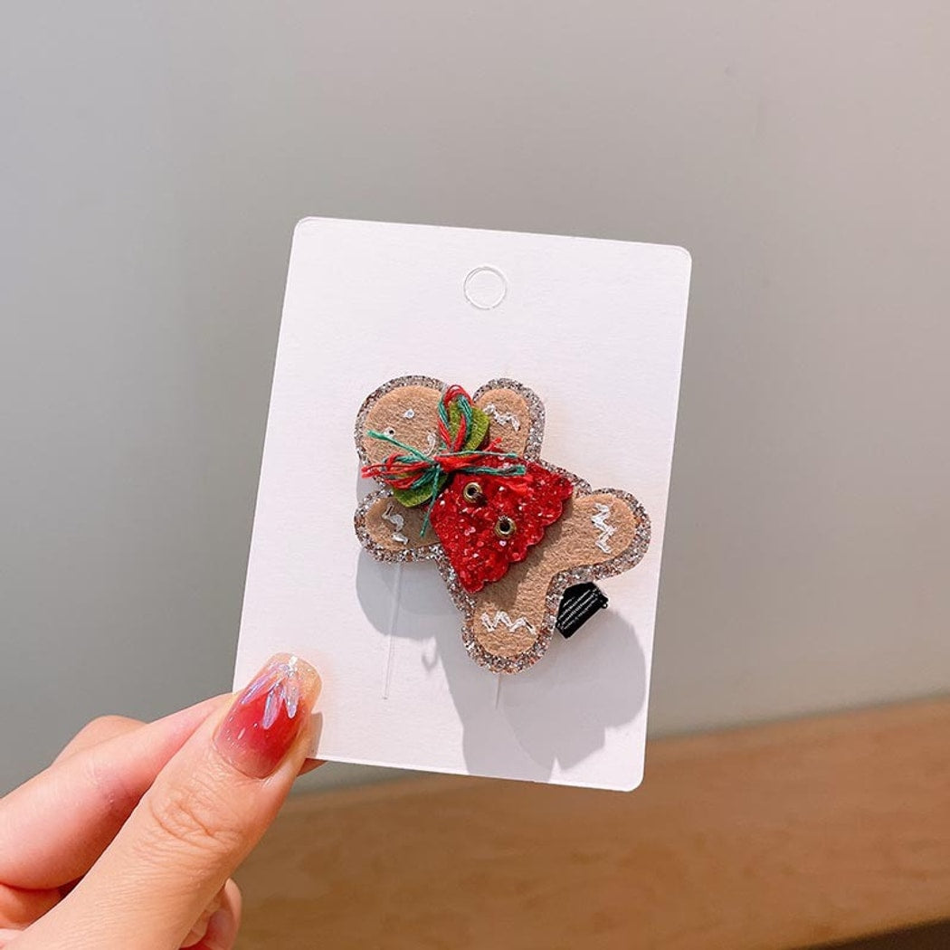 Beau - Bright Christmas Theme Bow Decorative Hair Clip