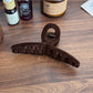 Beau - Elegant Velvet Hair Claw Clip Large