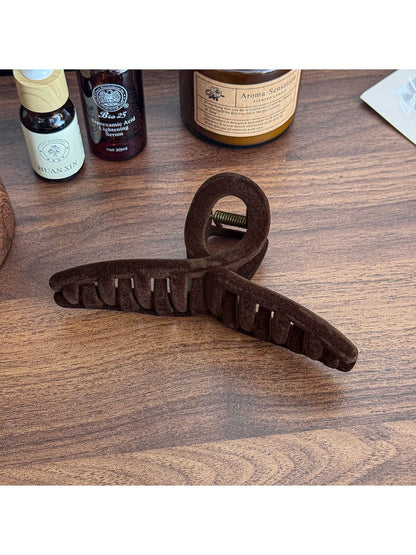 Beau - Elegant Velvet Hair Claw Clip Large