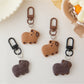 Keypus - Cute Cartoon Capybara Shaped Keychain