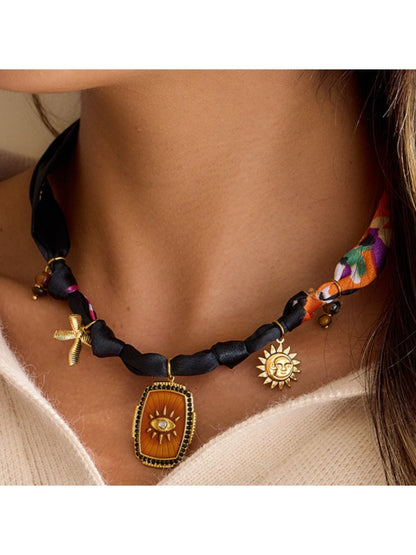 Earedge - Bohemian Eye Pendant Necklace