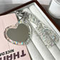 Keypus - Heart Mirror Comb Keychain
