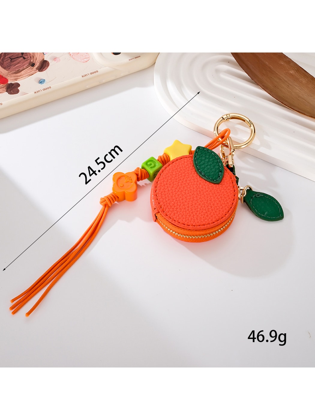 Keypus - Cute Fruit-Shaped Phone Bag Charm Keychain