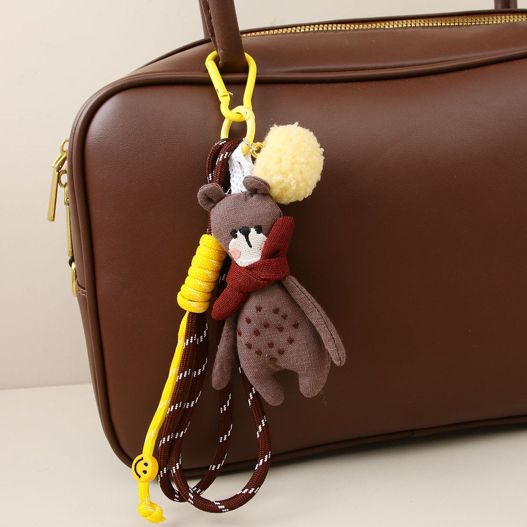 Keypus - Cute Animal Bear Key Ring Bag Charm Keychain