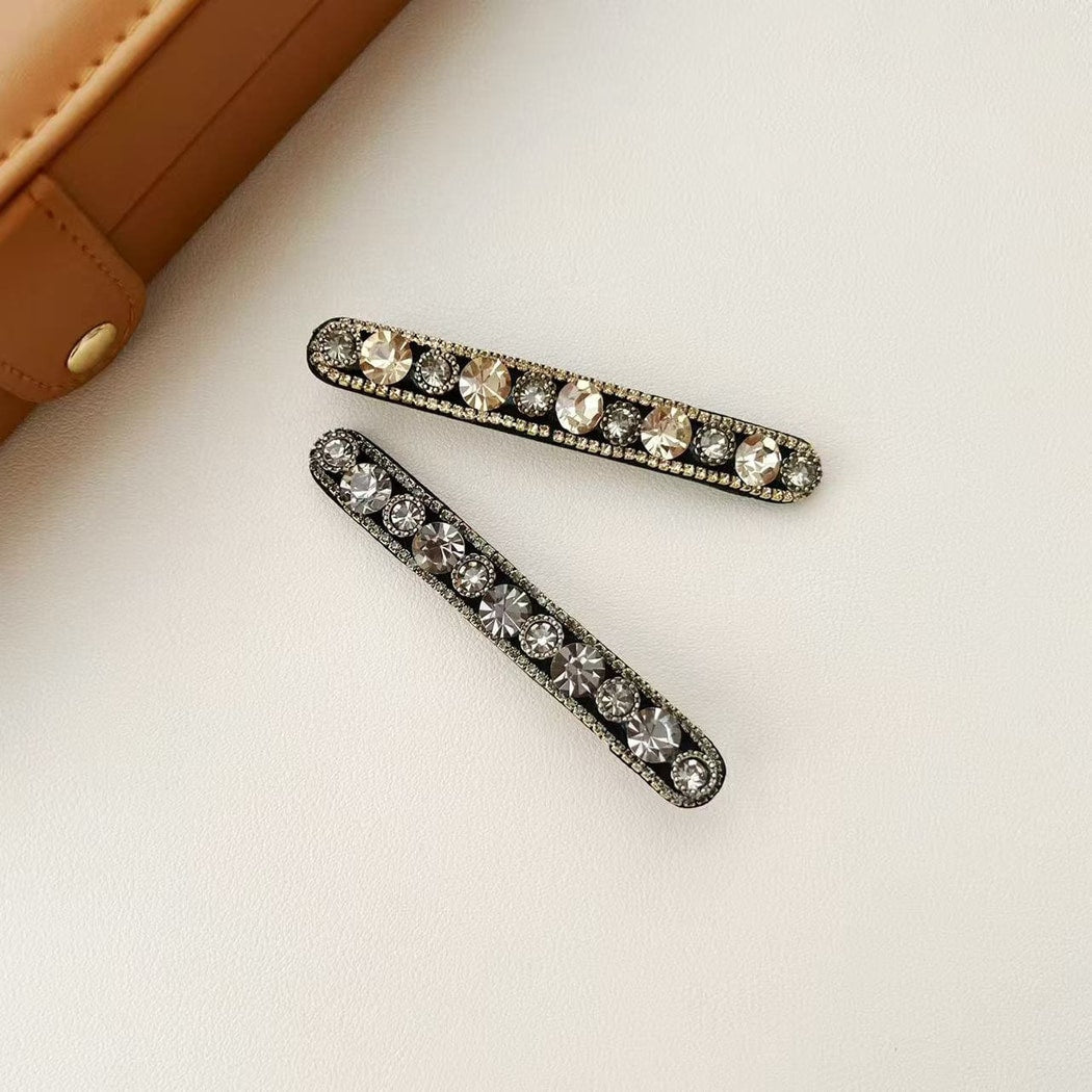 Beau - Rectangular Rhinestone Style Hair Clip