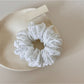 Gifty - Textured Rhinestone Polyester Ponytail Scrunchie