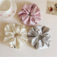 Gifty - Satin Finish Polka Dot Polyester Scrunchie