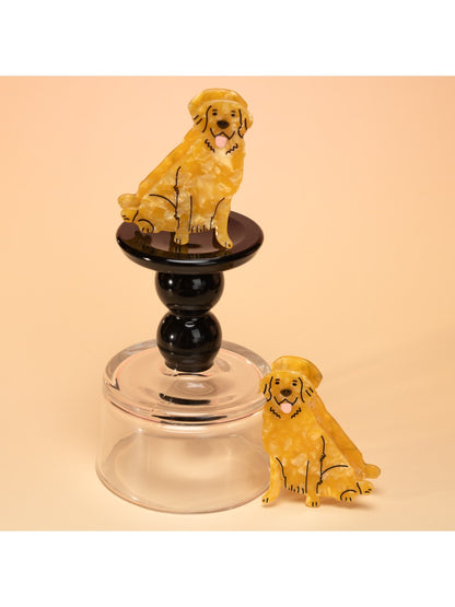 Beau - Cute Yellow Dog Hair Clip
